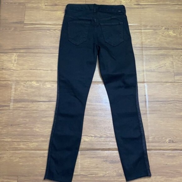 MOTHER High Waisted Looker Ankle Guilty Party Racer Women Size 25 - Picture 4 of 10